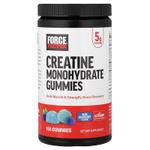 Force Factor, жевательный моногидрат креатина, со вкусом голубой малины, 150 жевательных таблеток