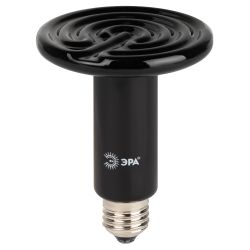 Инфракрасная лампа ЭРА CeramiHeat FITO-200W-НQ керамическая для брудера, рептилий 200 Вт Е27 | Инфракрасные лампы