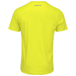 Футболка для мальчика теннисная Head Club Basic T-Shirt - желтый