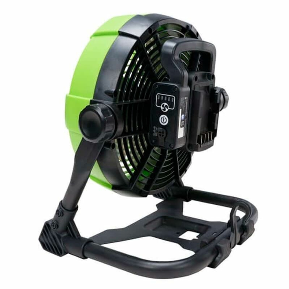 Вентилятор с гибридным питанием Greenworks G24FAN 3503407 24V/110-240V 25.4 см, 14.2 м/мин, без аккумулятора и зарядного устройства, арт. 3503407