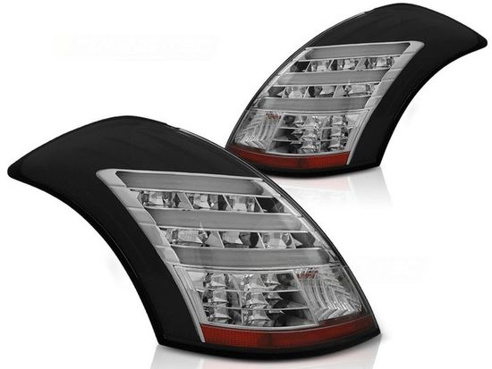 Задние фонари для Suzuki Swift III (11-...) LED Black