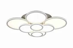 Люстра потолочная светодиодная Rilon 9301/2*4 WT, 304 Вт, белая