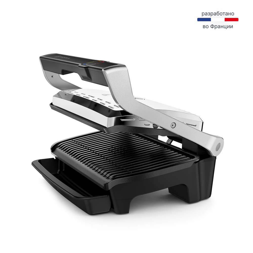 Умный электрогриль Tefal Optigrill Elite XL GC760D30, 16 автопрограмм