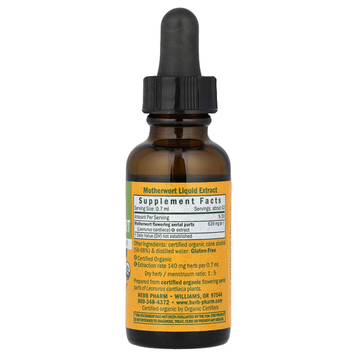 Herb Pharm, пустырник, 30 мл