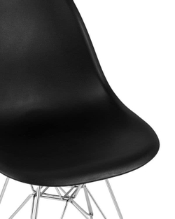 Стул Tuscany в стиле Eames черный/хром
