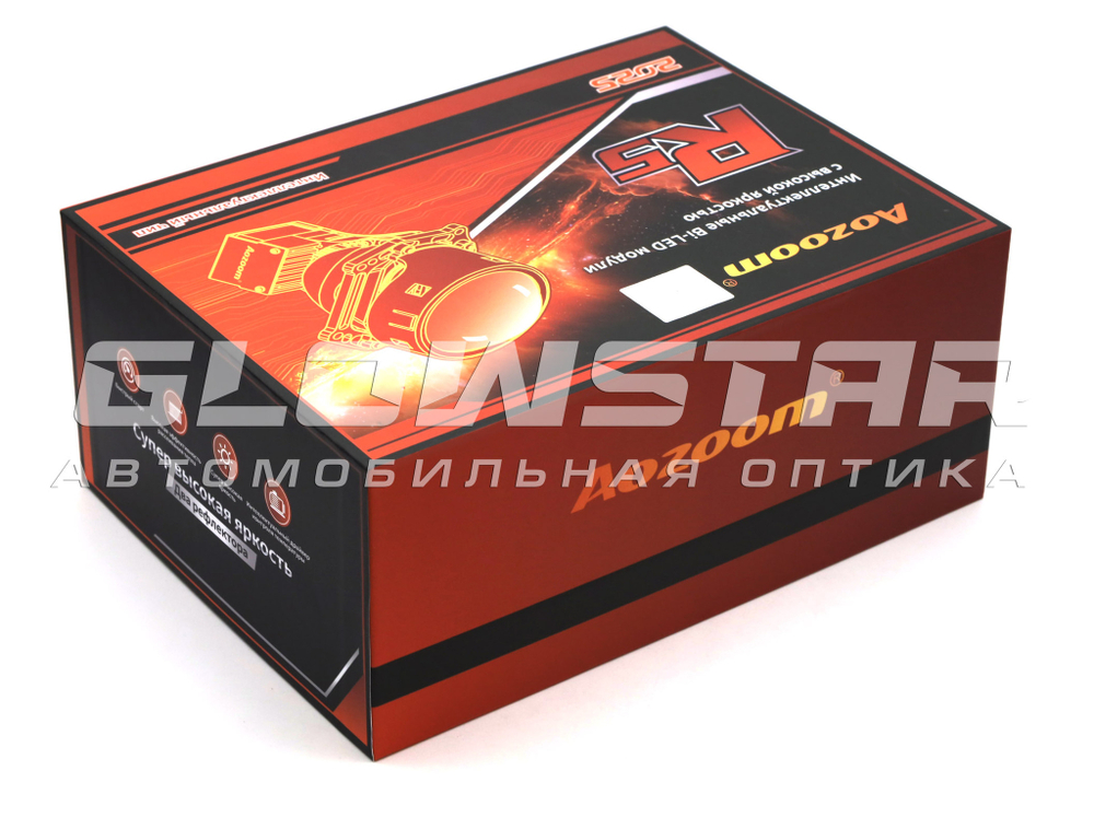 Билед модули Aozoom R5 2025 3.0 дюйма, 2 чипа, 5500K, 12V, 75W/83W, крепление 3R (комплект, 2шт)