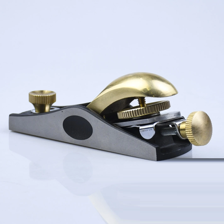 ОСЕННИЕ ЦЕНЫ ХИТ! Рубанок GOLDRATIO N 60 1/2, длина 150 мм лезвие 35 мм Low Angle Adjustable Mouth Block Plane для работы по торцам или сложным породам древесины М00023900