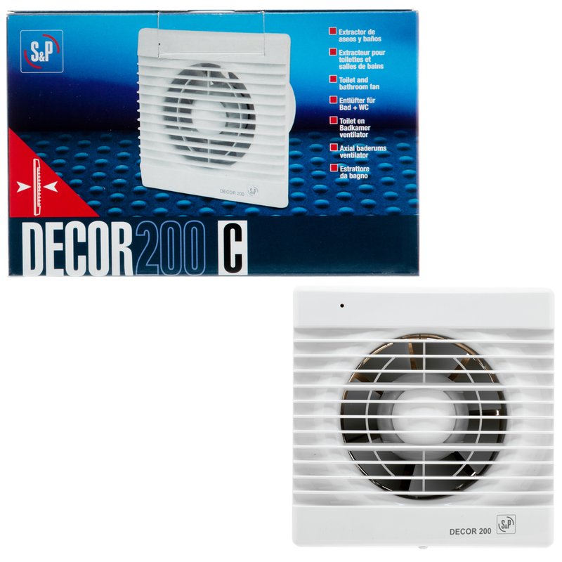 Накладной вентилятор Soler Palau DECOR-200C