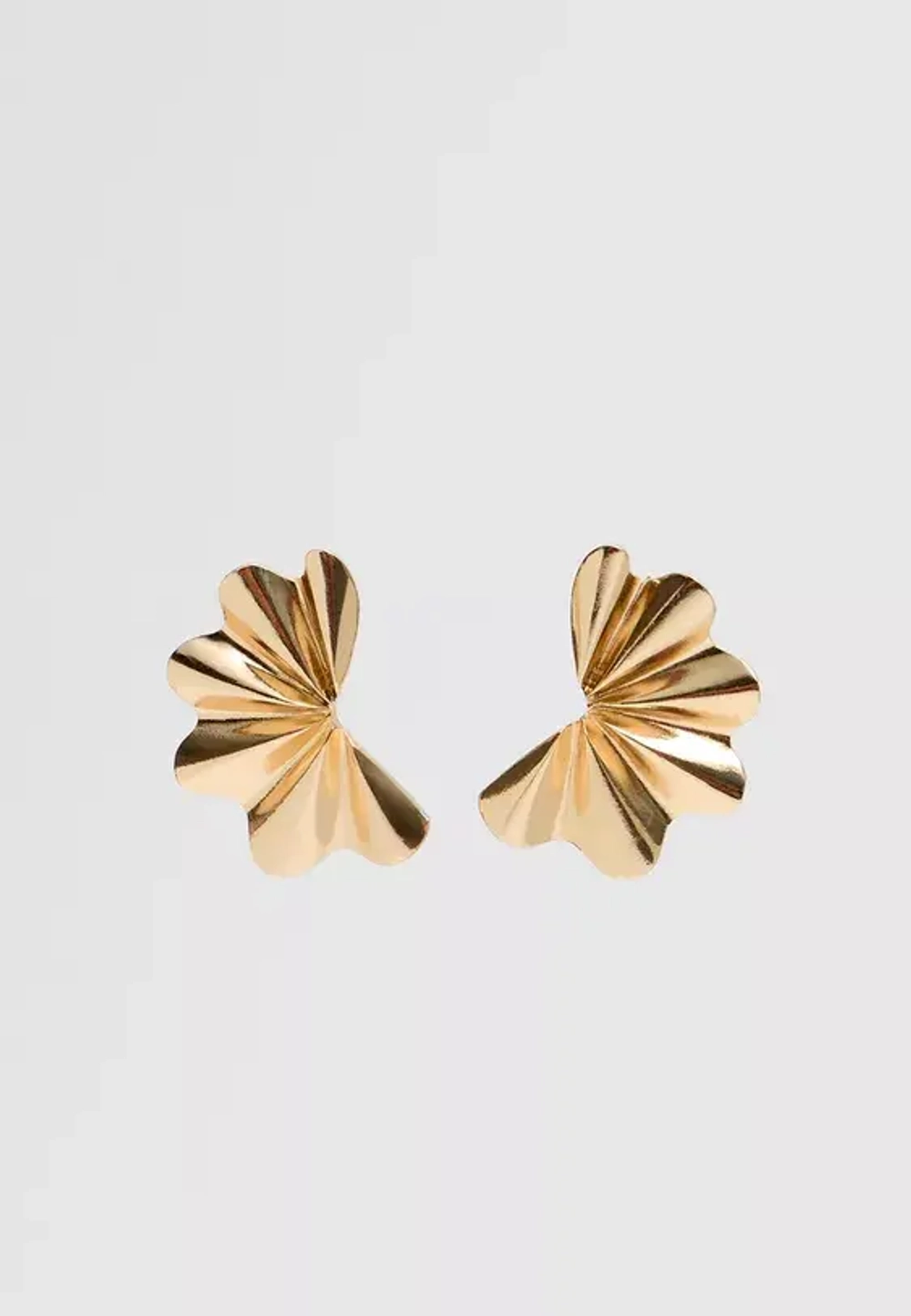 STRADIVARIUS Рельефные серьги, золотой