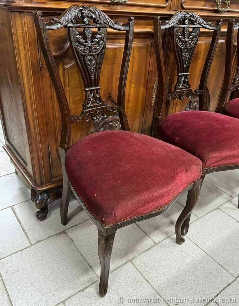 Антикварные стулья 3 шт Франция