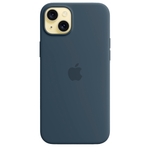 Силиконовый чехол с поддержкой MagSafe Apple Silicone Case для iPhone 15 Plus, Storm Blue (Штормовое небо)