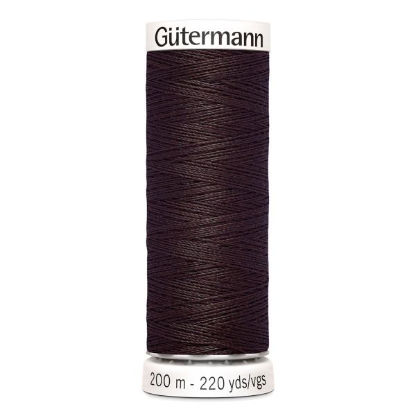 Нитки универсальные Gutermann Sew-all 100 (200 метров), 5 кат. | 023 горький шоколад