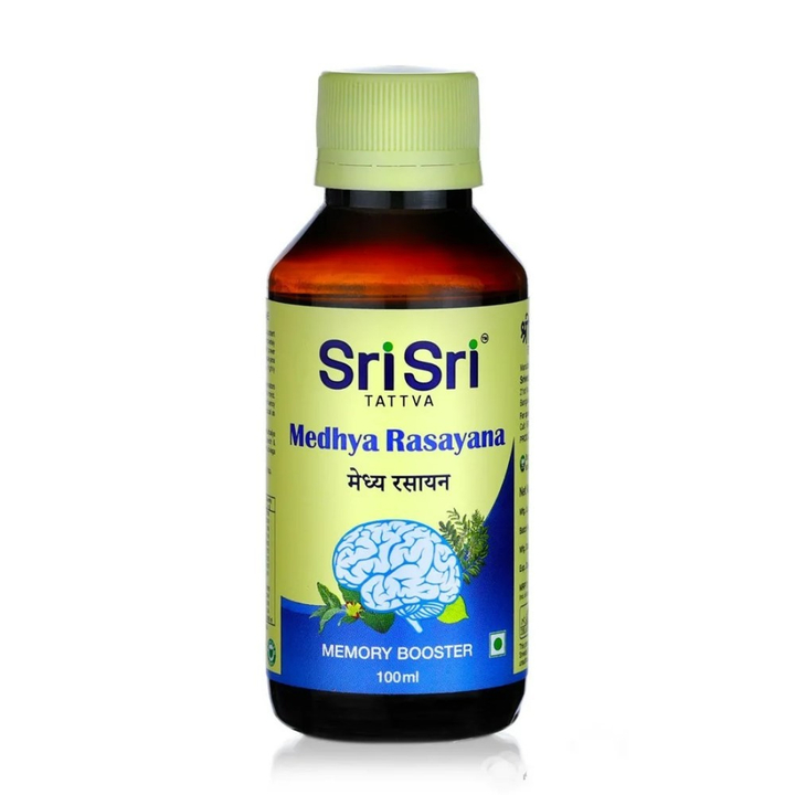 Травяной настой Sri Sri Tattva Medhya Rasayana Memory Booster Медхья Расаяна мозговой тоник 100 мл