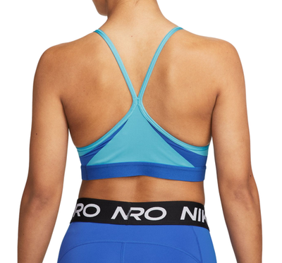 ТОП теннисный Nike Indy Bra V-Neck - baltic blue/game royal/game royal/white