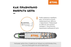 Цепь Rapid Super (25 RS) 72 звена  Stihl 3638-006-0072