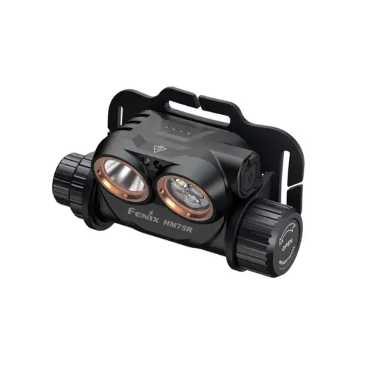 Фонарь Fenix Мод. HM75R (1600лм-223м)(светодиод: Luminus SST40 белый + 2шт. Luminus SST20)(321г