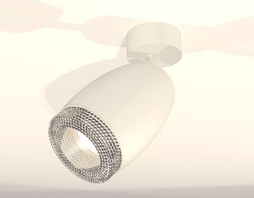 Комплект поворотного светильника 1*GU5.3 XM1122002 SWH/CL белый песок/прозрачный (A2202, C1122, N7191) DIY System Complects Ambrella