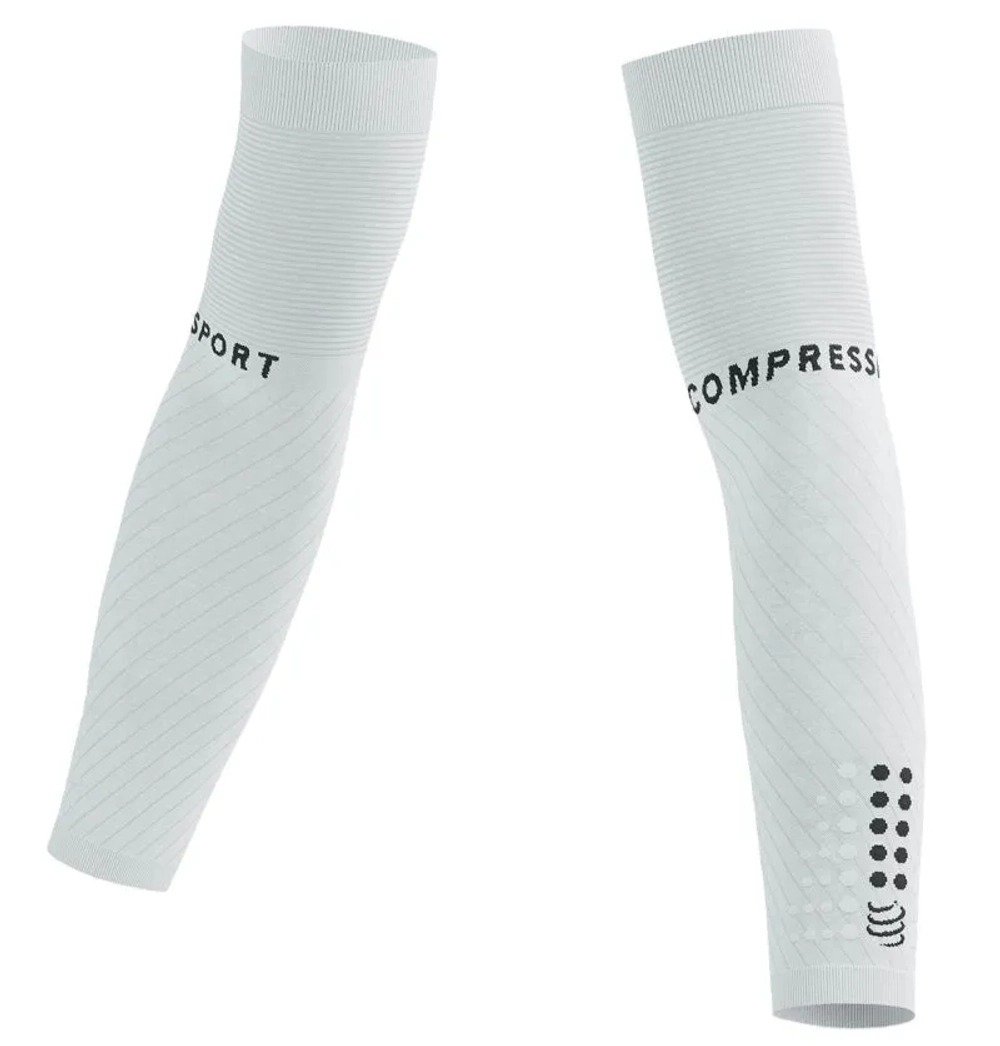 Теннисные напульсники Compressport Armforce - white