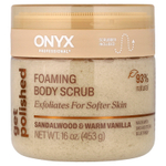 Onyx Professional, Get Polished, скраб для тела, сандаловое дерево и согревающая ваниль, 453 г (16 унций)