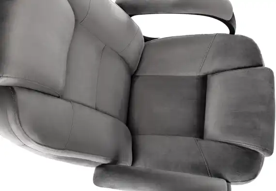 Кресло руководителя Бюрократ CH-800 Fabric темно-серый крестов. пластик