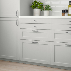 IKEA LERHYTTAN  (ИКЕА ЛЕРХЙТТАН)  -  Фасад ящика - светло-серый 40х20 см