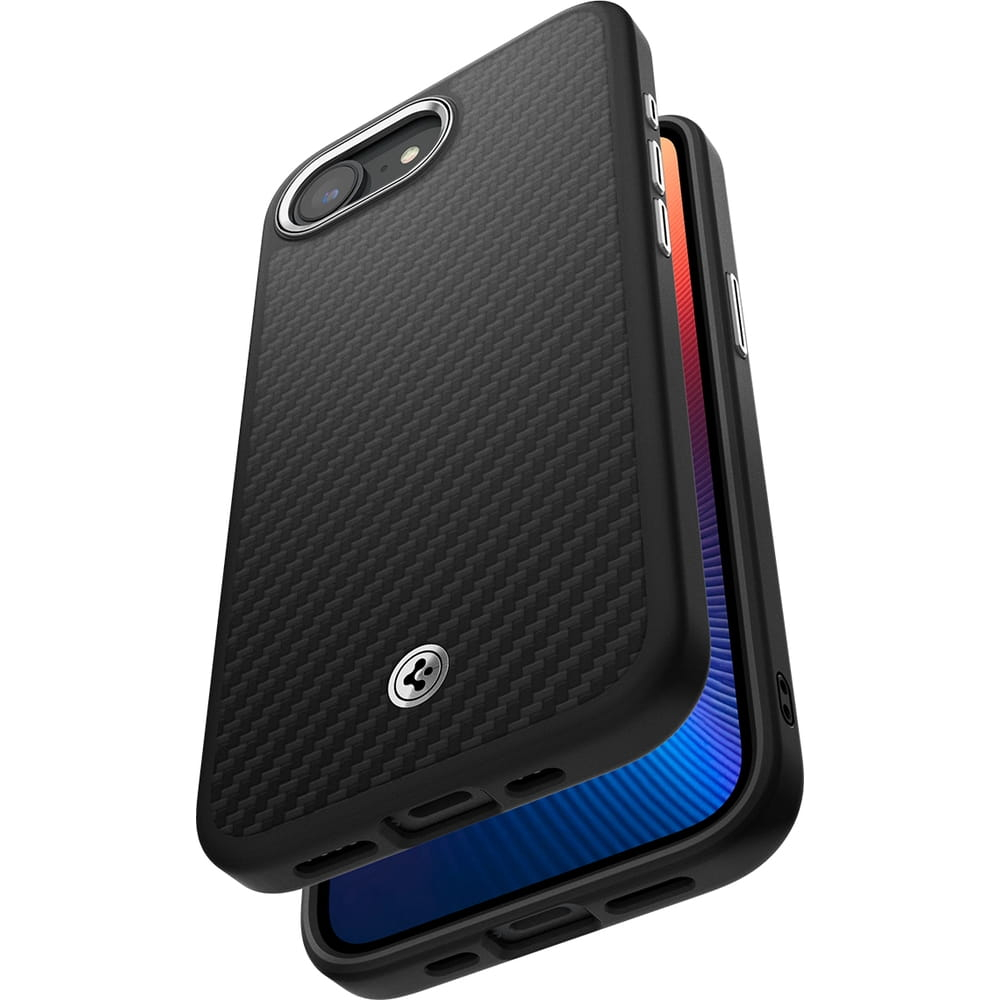 Чехол Spigen Enzo Aramid для iPhone 17e / 16e Matte Black