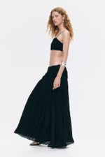 Юбка с сборками и гофрировкой - H&M