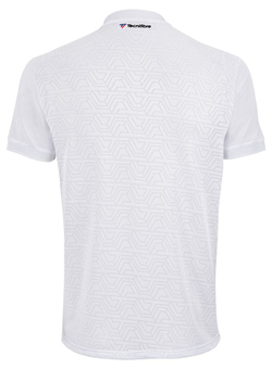 Мужское теннисное поло Tecnifibre Team Mesh Polo - белый