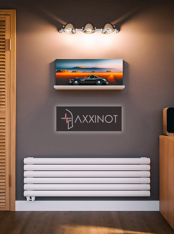 Axxinot Rendo Z 2000 - горизонтальный трубчатый радиатор шириной 2000 мм, белый