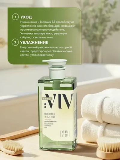 Гель для душа НИАЦИНАМИД Nicotinamide Fragrance Shower Gel, 500 мл