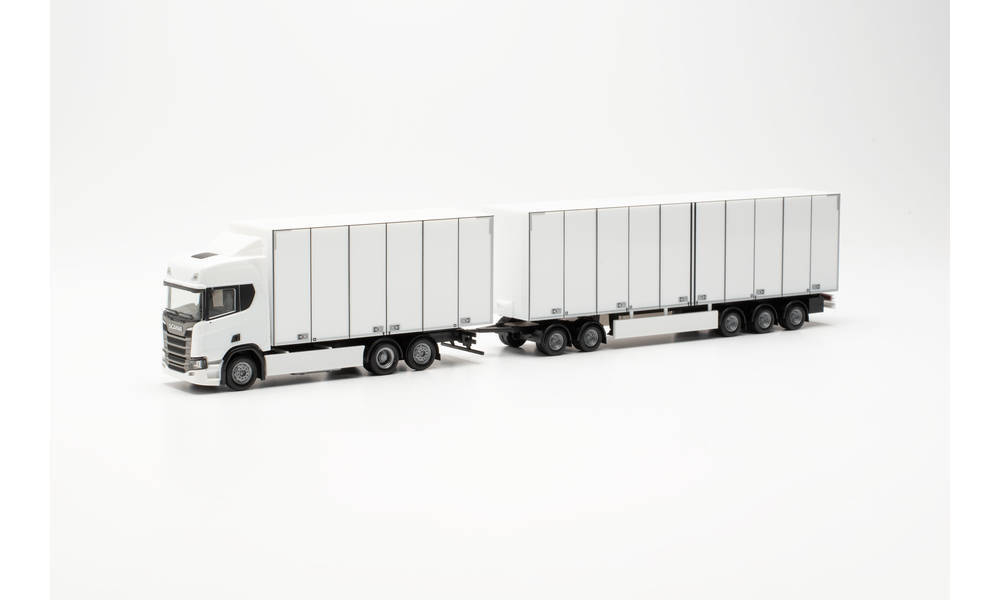 Грузовик SCANIA CR 20 HD SCHWEDENCOMBI, белый