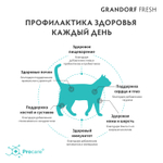 Сухой беззерновой корм GRANDORF Fresh ADULT для кошек, лосось с бататом 2 кг