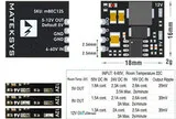 Стабилизатор напряжения Matek MICRO BEC 6-60V to 5V/9V/12V-ADJ 3.5A понижающий