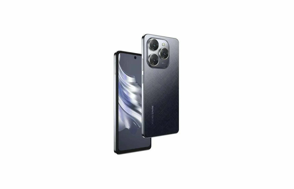 Смартфон TECNO Spark 20 Pro 12/256 ГБ RU, Dual nano SIM, Moonlit Black