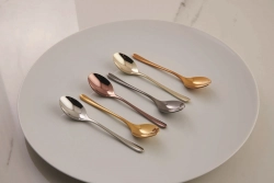 Sambonet Набор из 6 ложек для эспрессо Taste PVD Black 52553B37