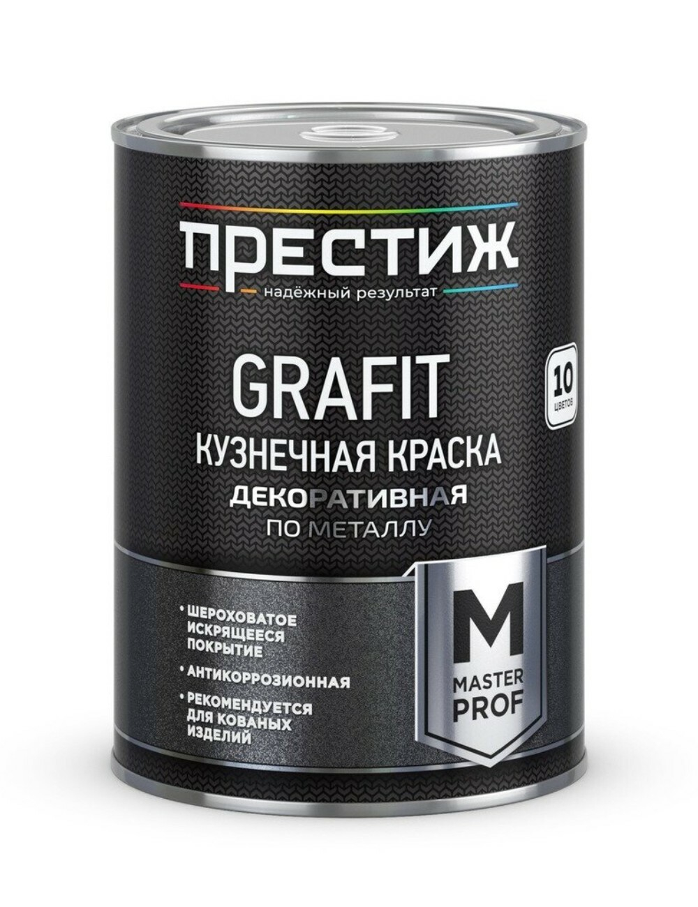 Краска кузнечная с эффектом Grafit антрацит 0,9 кг
