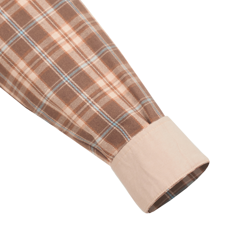 Рубашка Called a Garment Human Flannel "Brown"