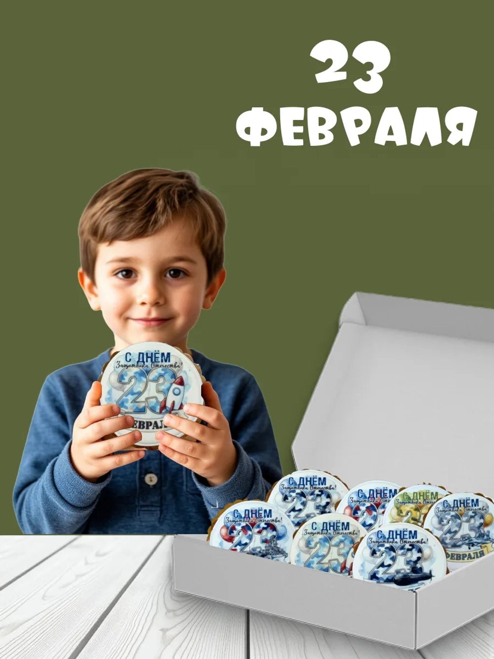 Имбирные пряники на 23 февраля