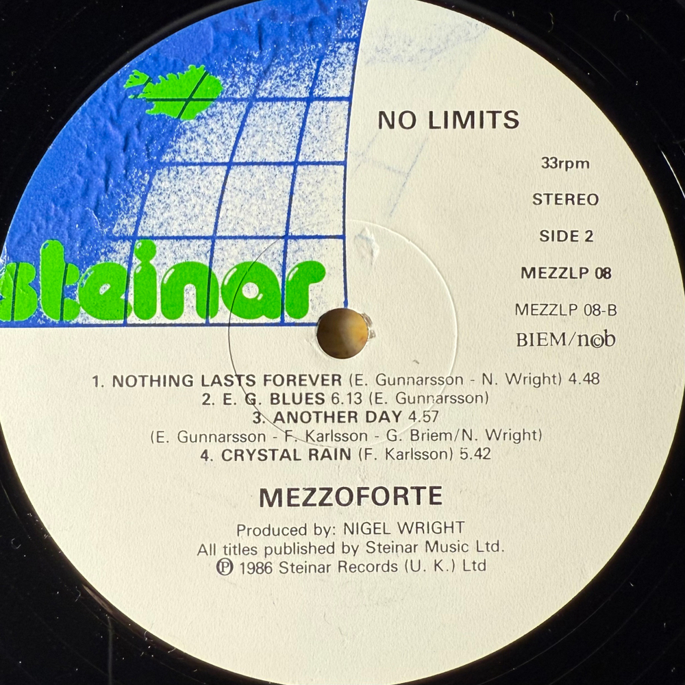 Mezzoforte - No Limits (Скандинавия 1986г.)