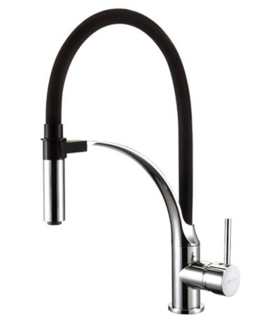 смеситель кухня LEMARK Soul картридж 35мм, с гибким поворотным изливом LM6007C