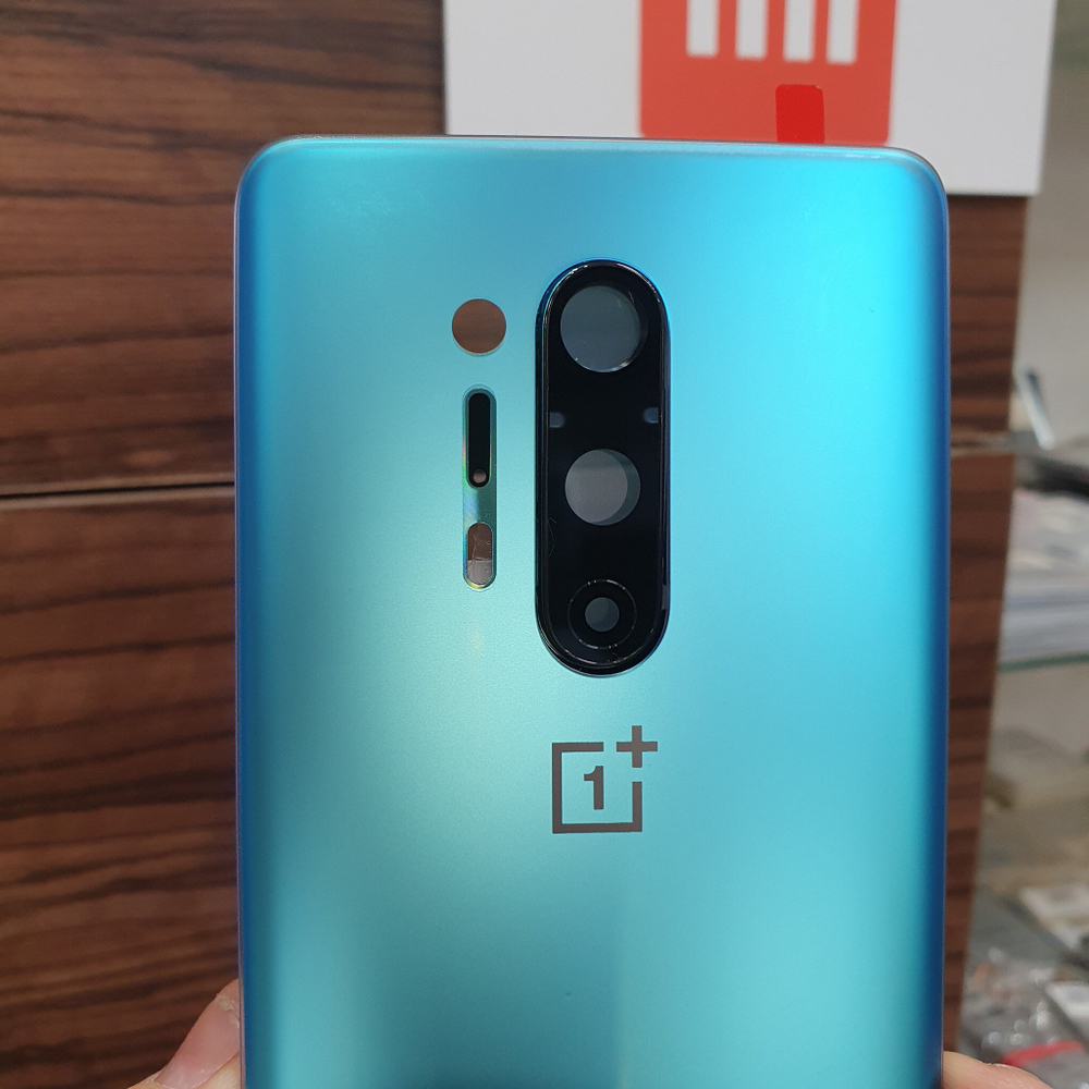 Крышка для OnePlus 8 Pro оригинальная (заднее стекло) цвет: зелёный