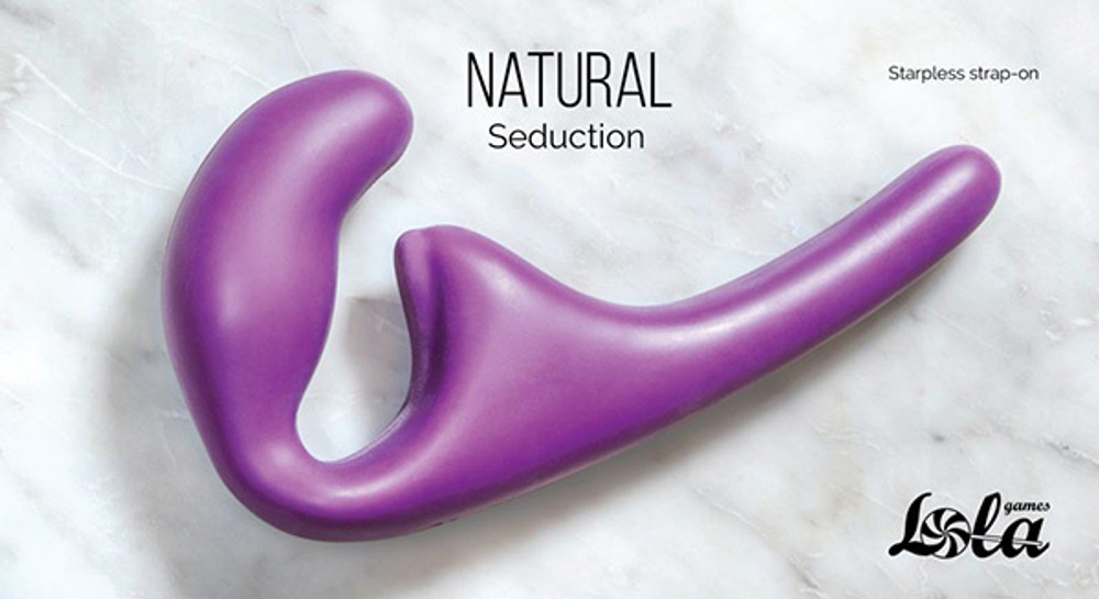 Фиолетовый безремневой страпон 20,5см Lola Games Seduction 5010-03lola