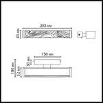 Настенный светодиодный светильник Odeon Light RIVIERA 5450/10WLB