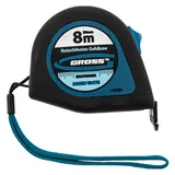 Рулетка "Ergonomisch",8 м x 25 мм,магнитный обрезиненный зацеп Gross — фото 2