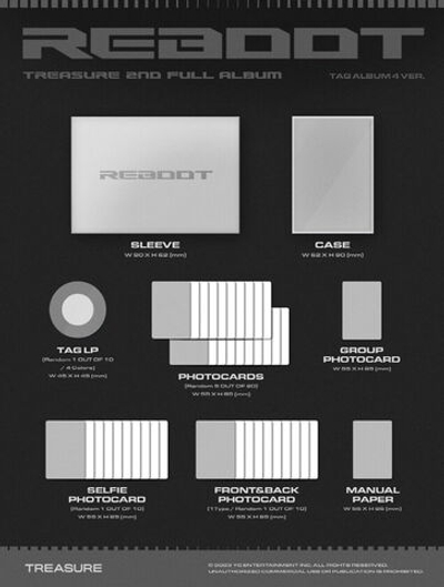 TREASURE - REBOOT [YG TAG ALBUM]