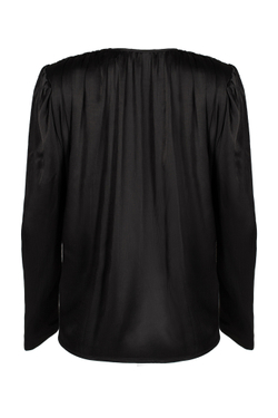 «Draped-detailing blouse» Блуза с драпировками из вискозы.