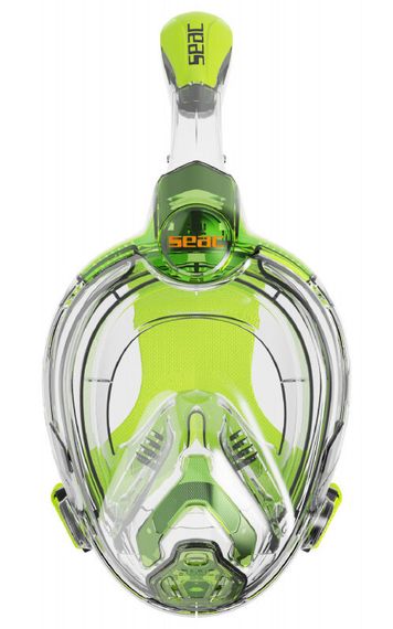 Маска полнолицевая детская Seac Sub Libera junior Green/Lime