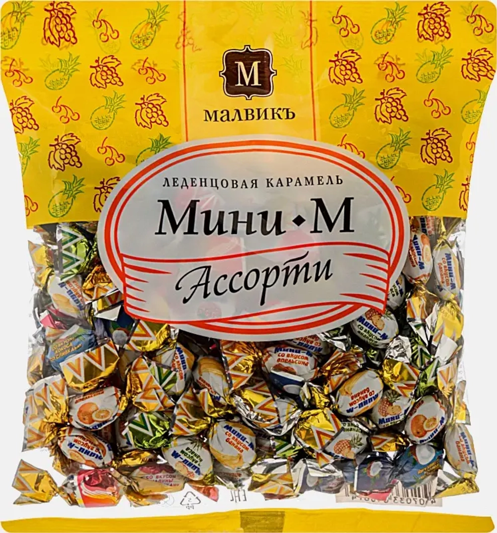 Карамель Малвикъ леденцовая Ассорти 180г