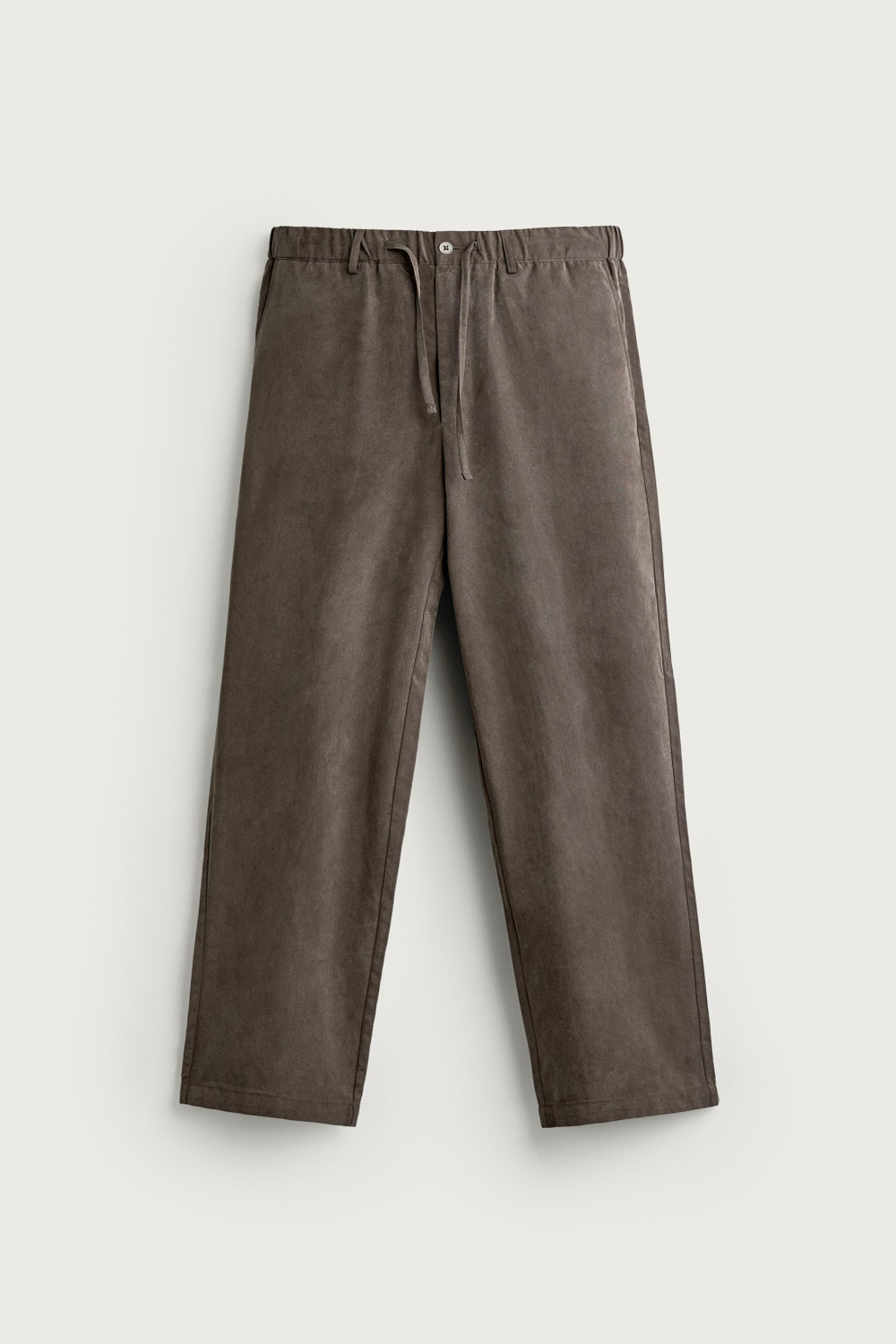 СТРУЯЩИЕСЯ БРЮКИ RELAXED FIT — ZARA