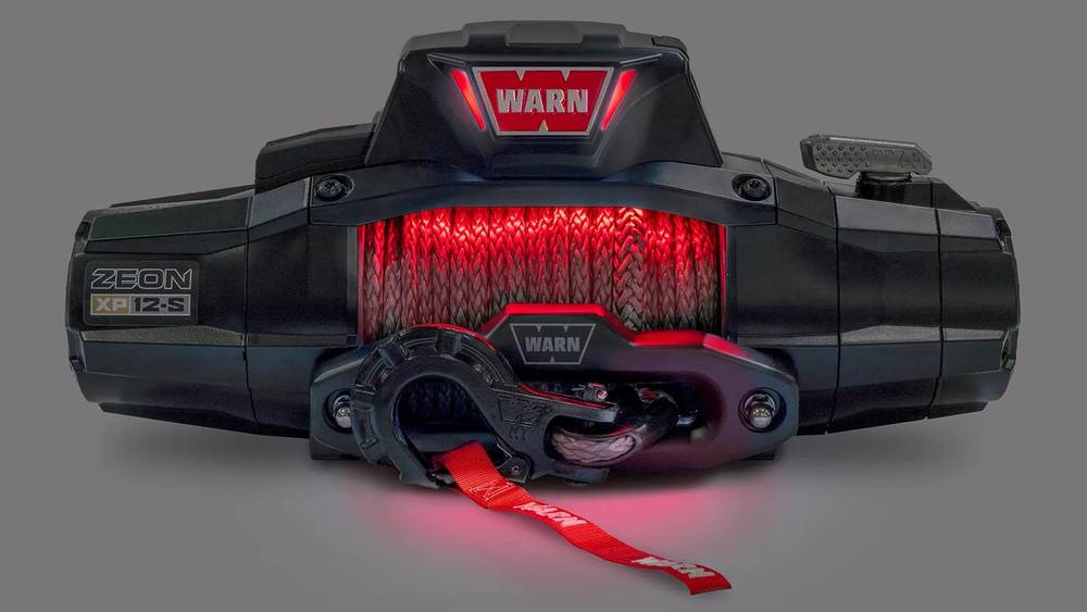 Лебедка WARN ZEON XP 10-S, синтетический трос — фото 3